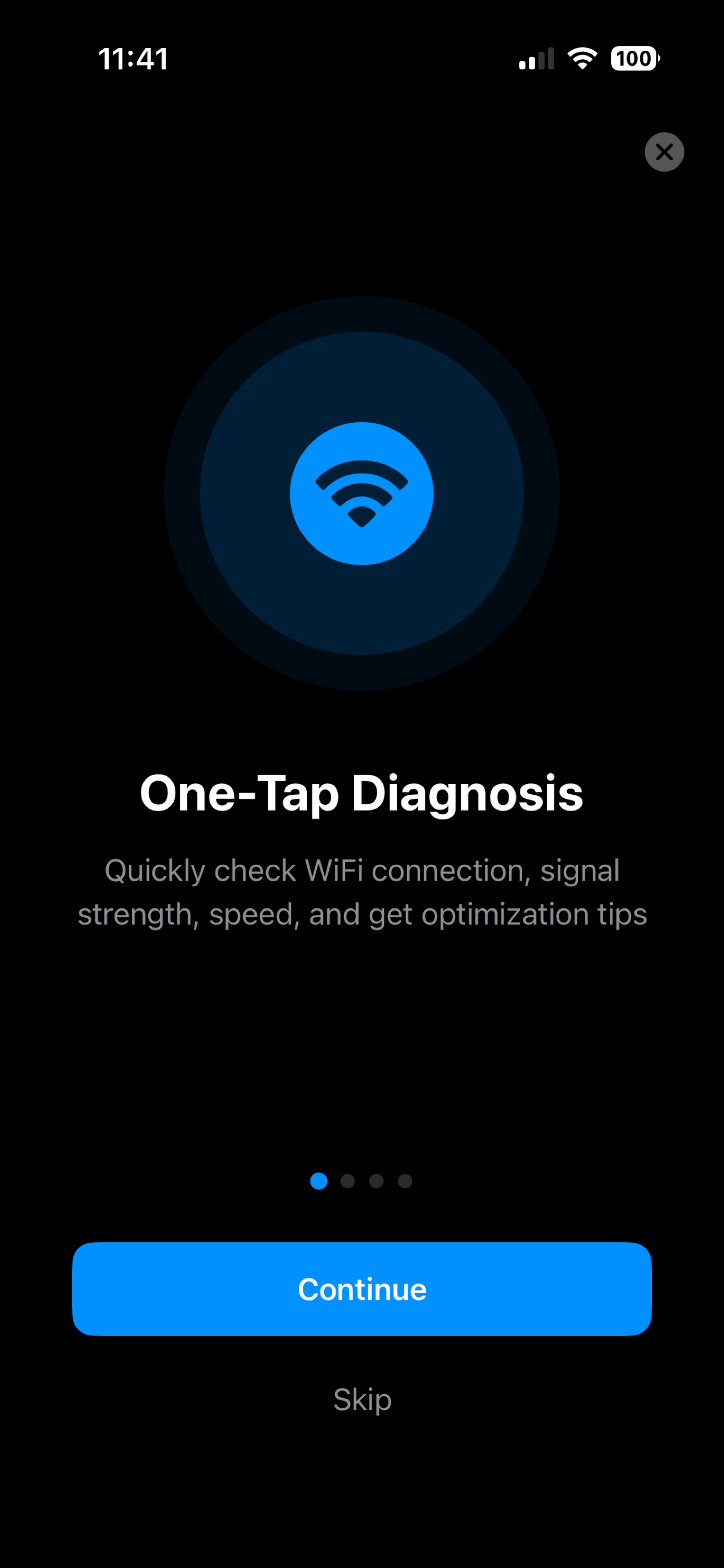 WiFi Tester - One-Tap Diagnosis